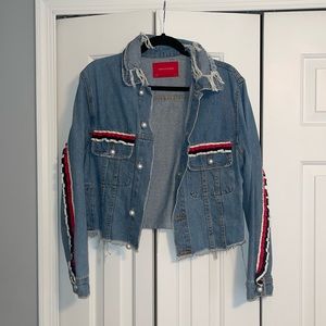 Small Pearl Jean Jacket Worn Once